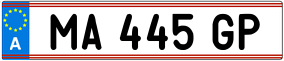 Truck License Plate